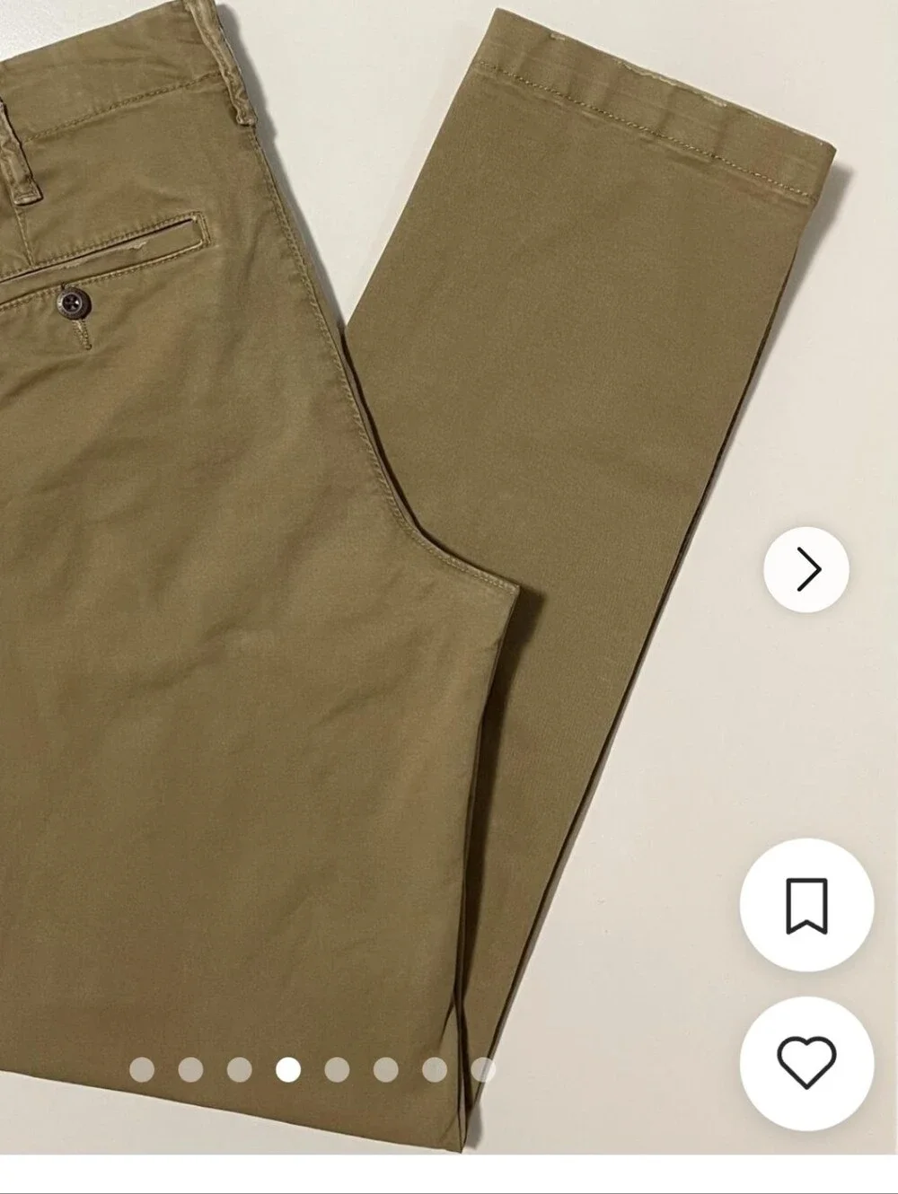 American Eagle Outfitters Men’s Original Straight Lived-in Flex Khakis